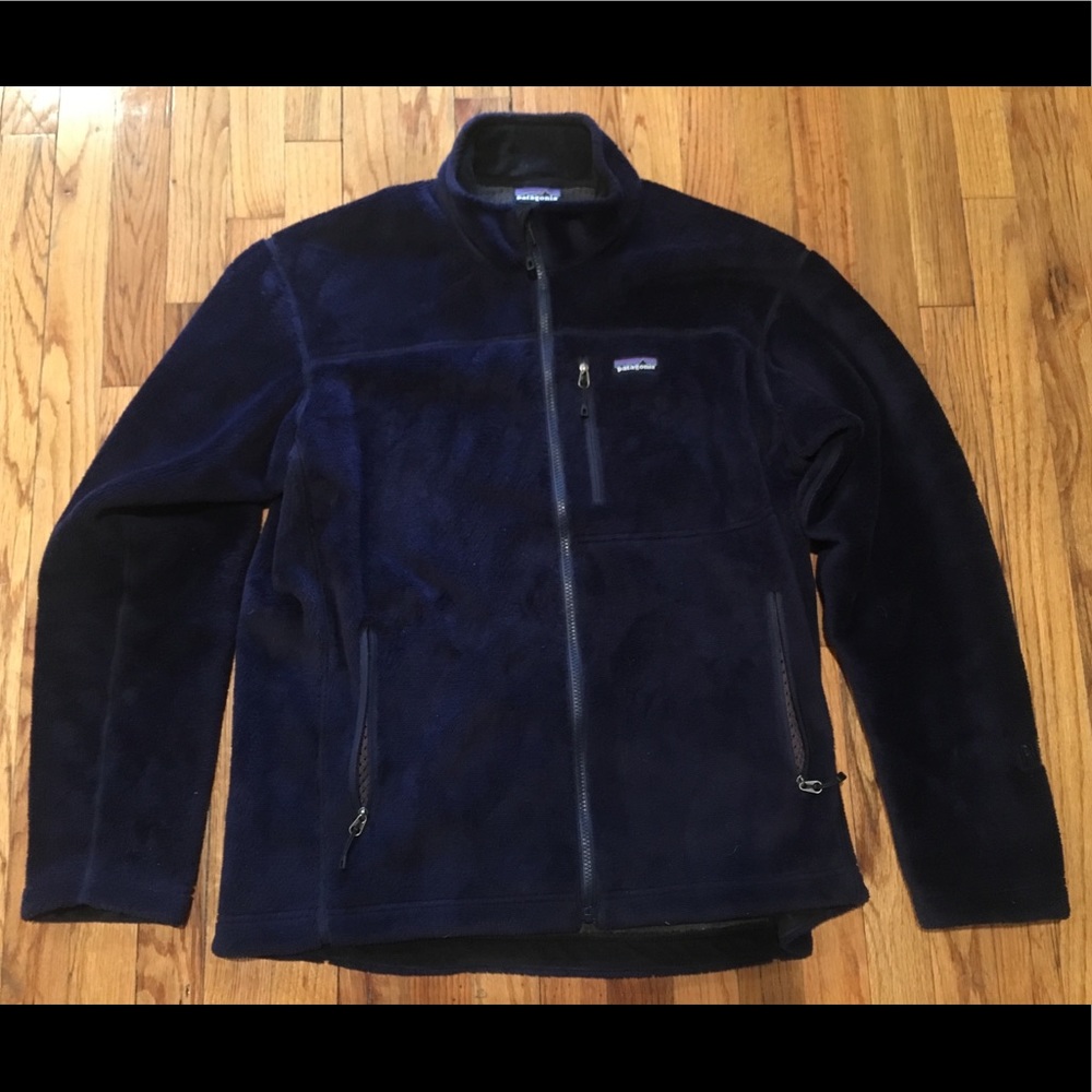Patagonia Navy Fleece Jacket R Men’s Large